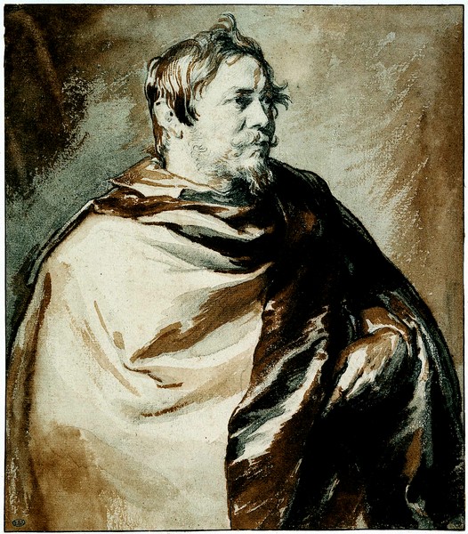 Le baroque en Flandre. Rubens, Van Dyck, Jordaens : Van Dyck, Portrait de Gérard Seghers. © ENSBA